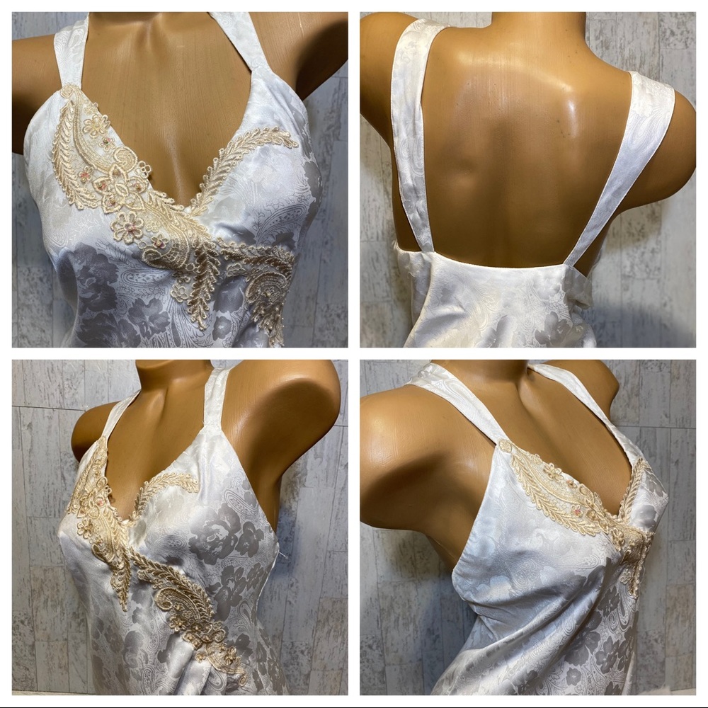 Vintage Chemise or Full dress slip Victoria’s Secret Gold Label size Medium #04 - Picture 9 of 15